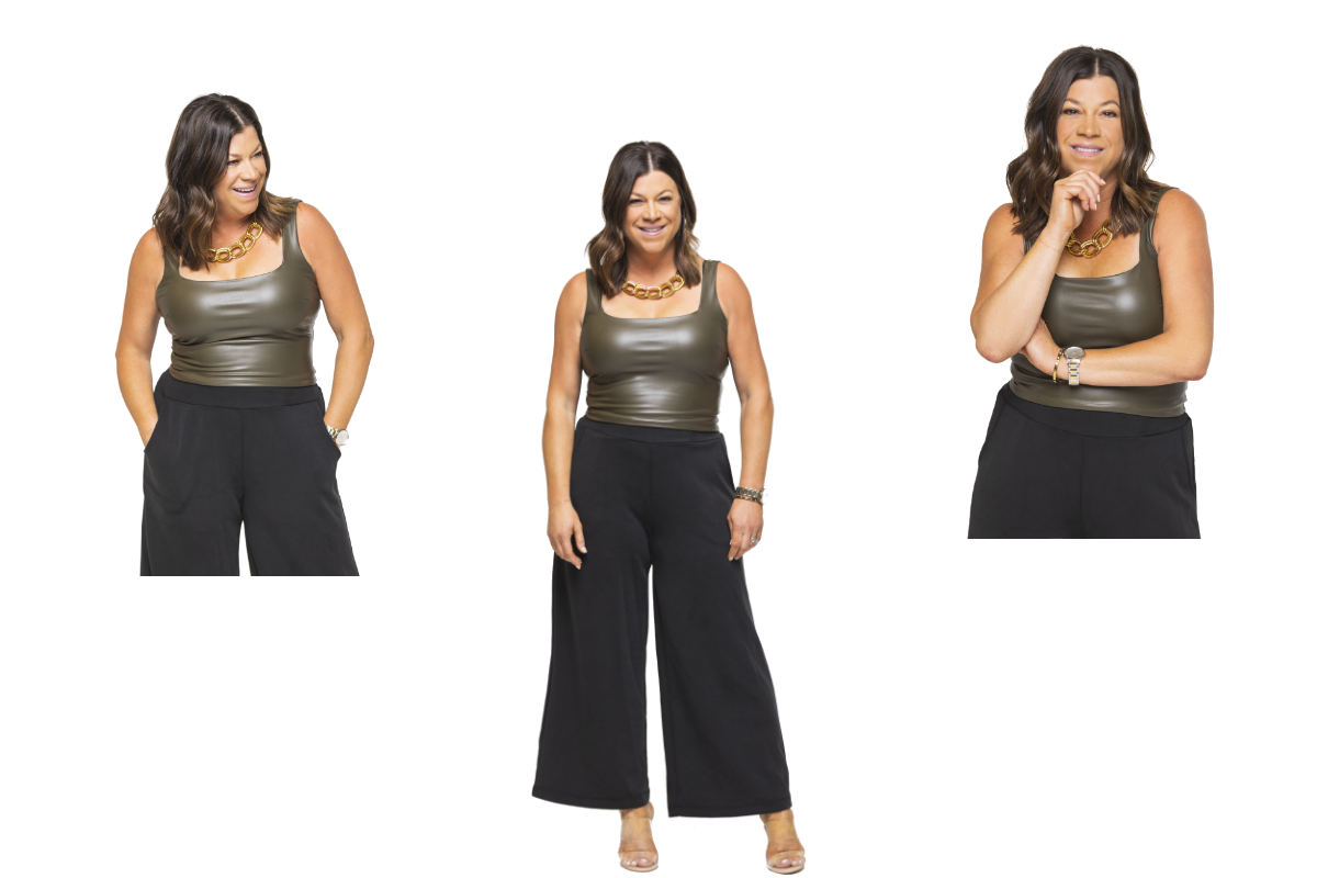 How to Wear Plus Size Wide Leg Pants - Natalie in the City