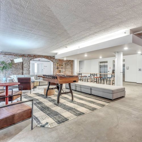 West Bottoms Flats apartments resident lounge and lobby