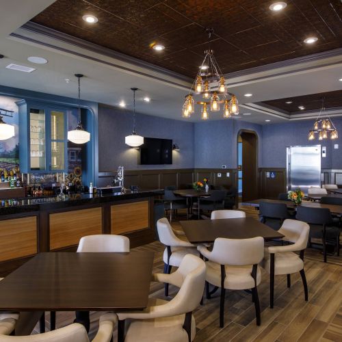 Avenue 81 apartment community pub