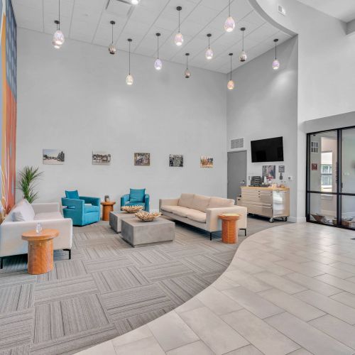 Sixty 16 interior lobby