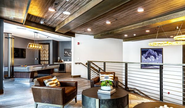 Wheatfield Village apartments upstairs lounge