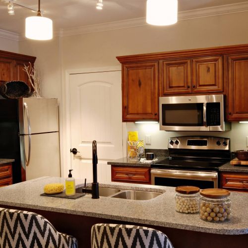 Highlands Lodge luxury apartment kitchen