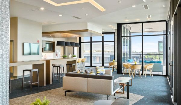 The Disrict Flats community lounge