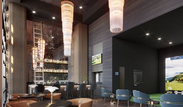 The Fieldston apartments community luxury pub