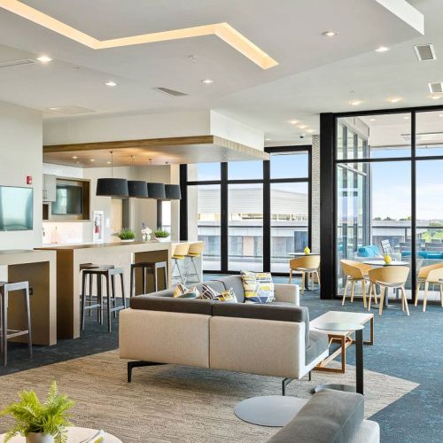 The Disrict Flats community lounge