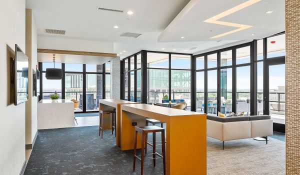 The District Flats apartment office space