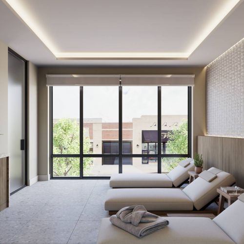 Oberon rendering of community spa