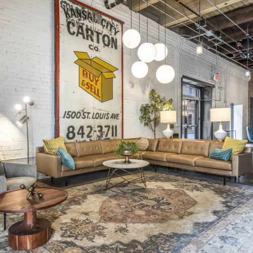 West Bottoms Flats apartments resident lounge