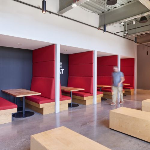 Avenue 82 meeting pods and workspace