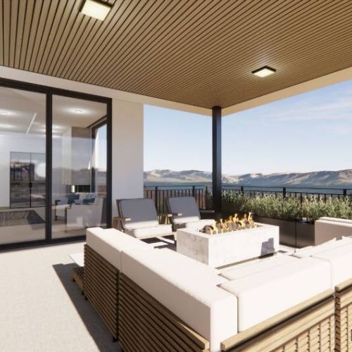The Grandeur at Holladay Hills outdoor penthouse terrace