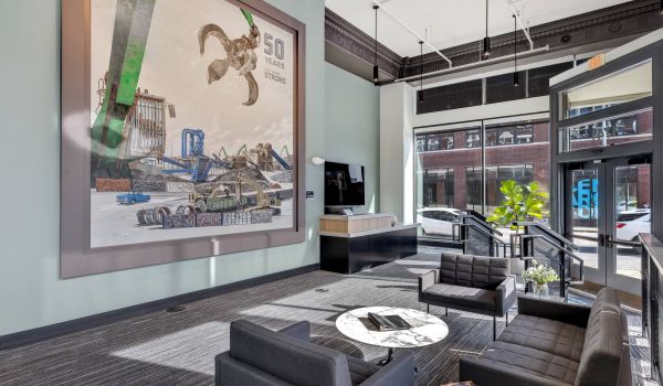 1737 McGee lounge and workspace