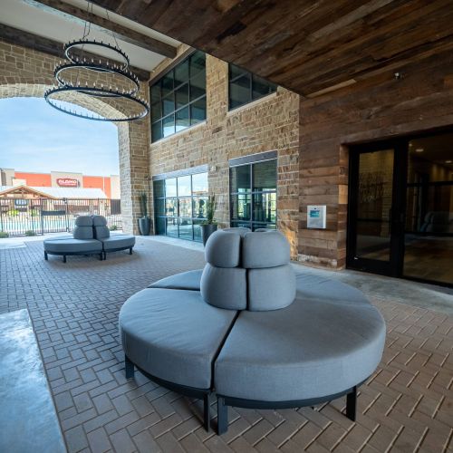 The Village at Rayzor Ranch building exterior outdoor courtyard