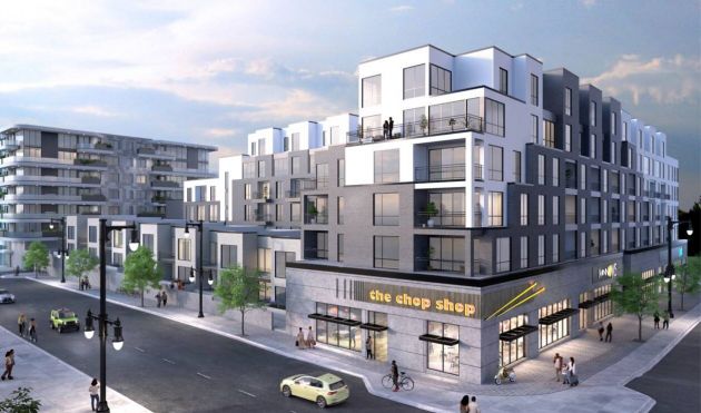 Block E building exterior rendering