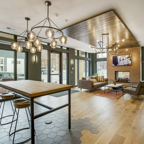 Westside Flats apartment lobby