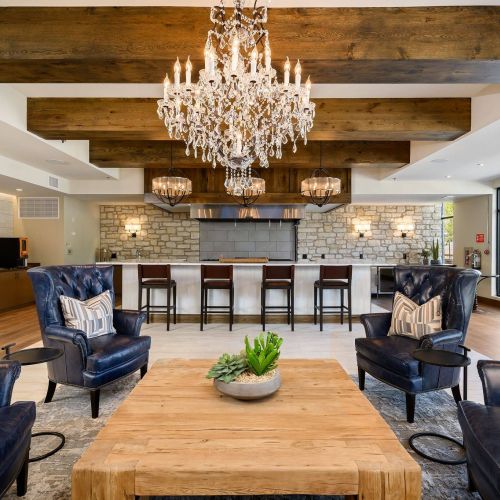 The Locale apartments community lounge