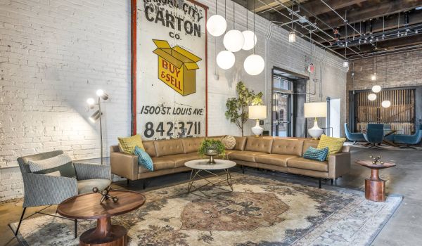 West Bottoms Flats apartments resident lounge