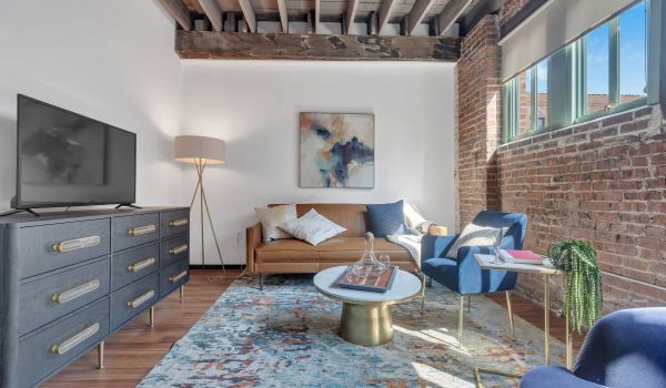 West Bottoms Flats apartment living room