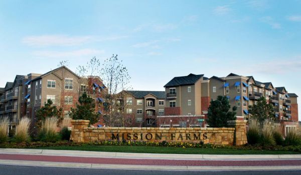 The Village at Mission Farms building exterior street view