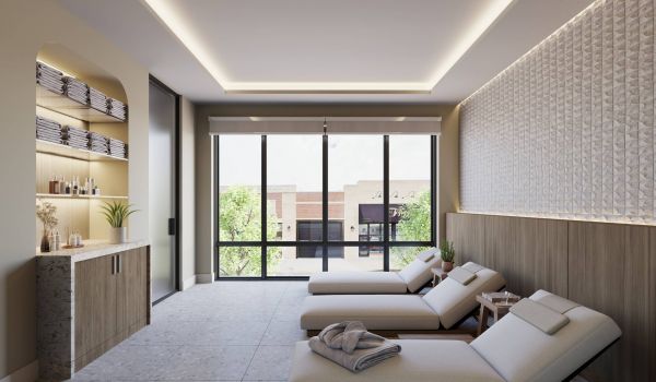 Oberon rendering of community spa